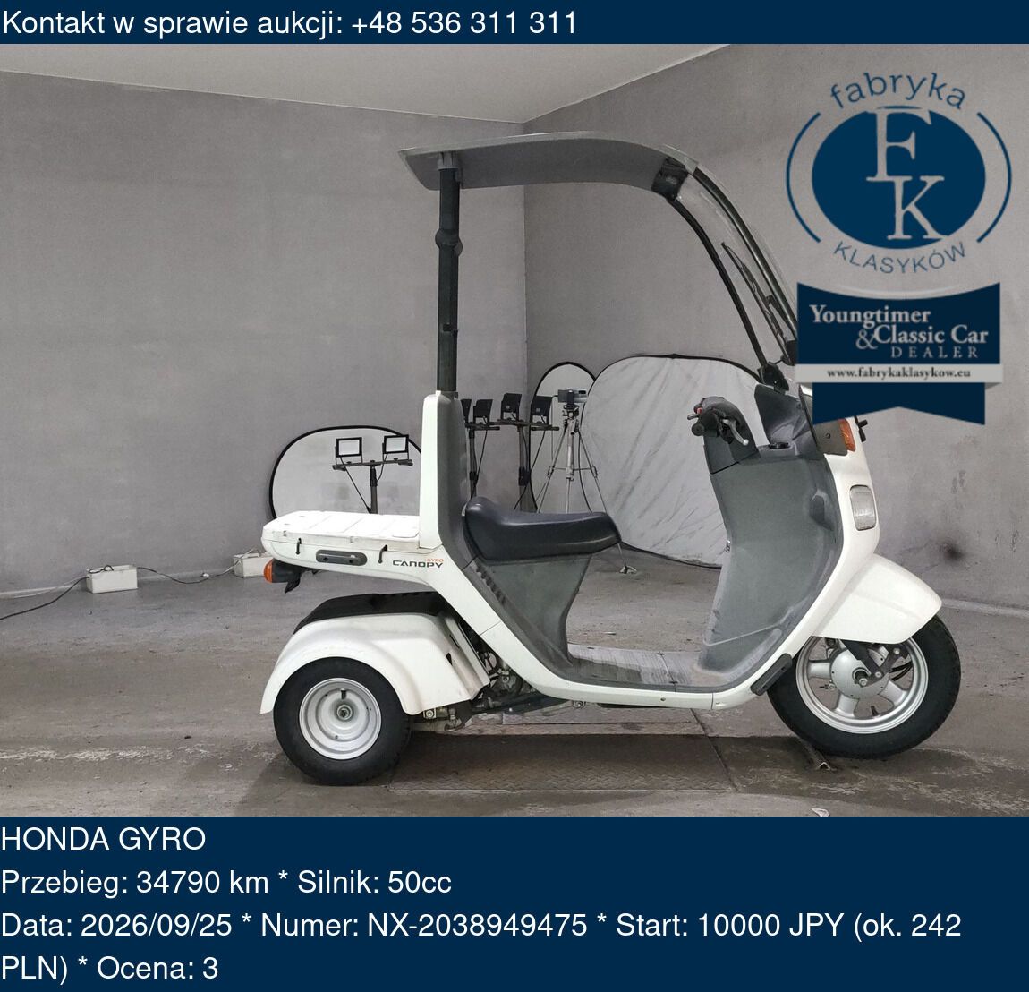 HONDA GYRO - zdjęcie 2