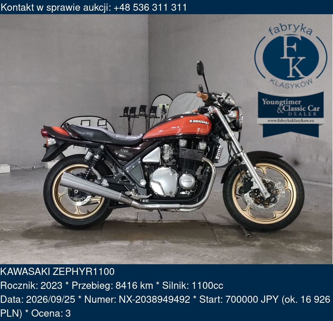 KAWASAKI ZEPHYR1100 2023 - zdjęcie 2