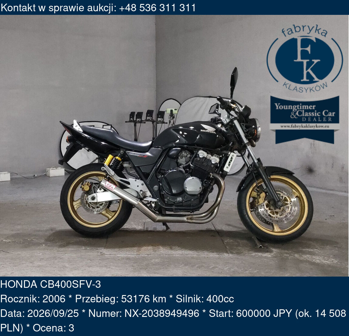 HONDA CB400SFV-3 2006 - zdjęcie 2