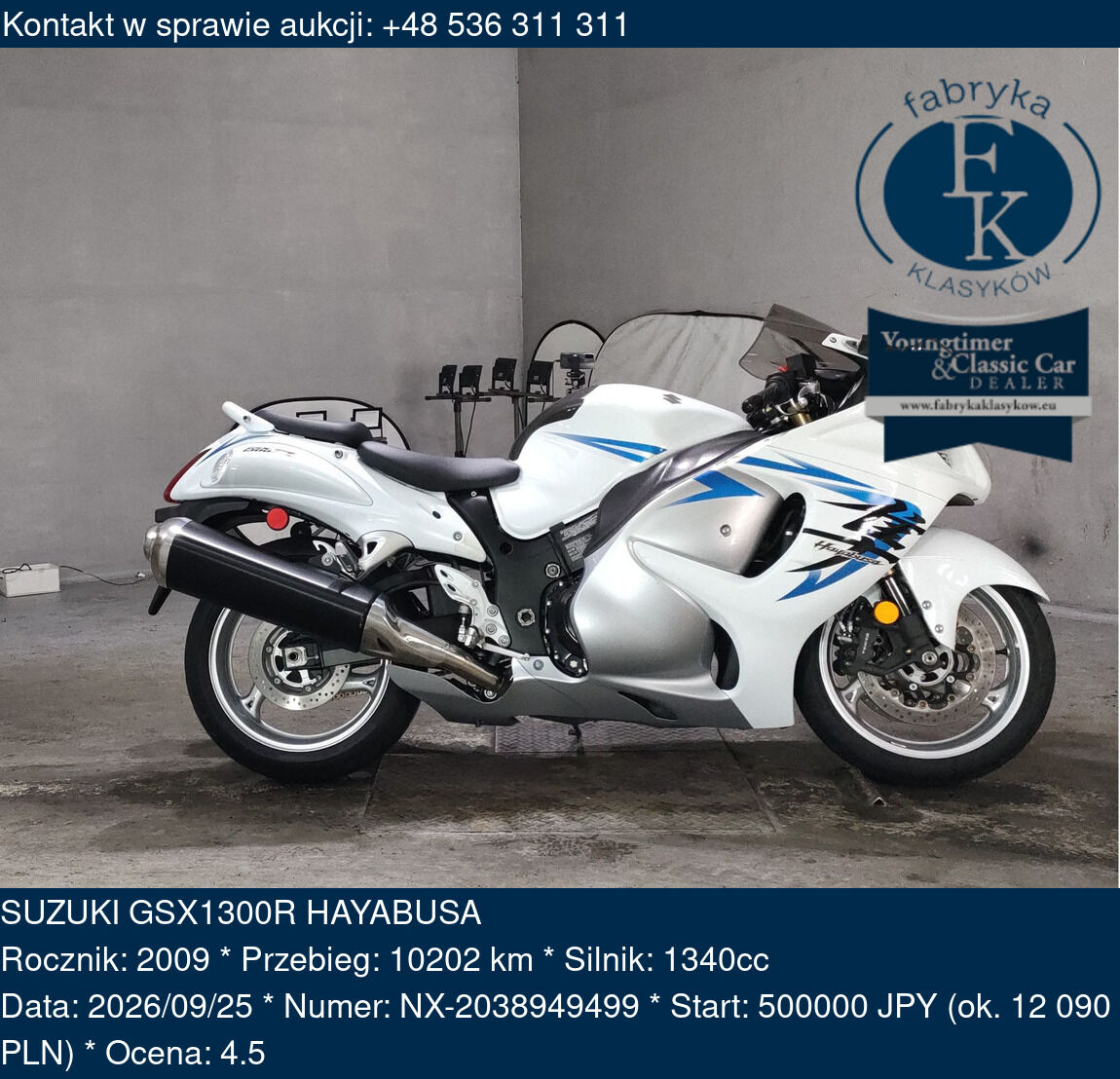 SUZUKI GSX1300R HAYABUSA 2009 - zdjęcie 2