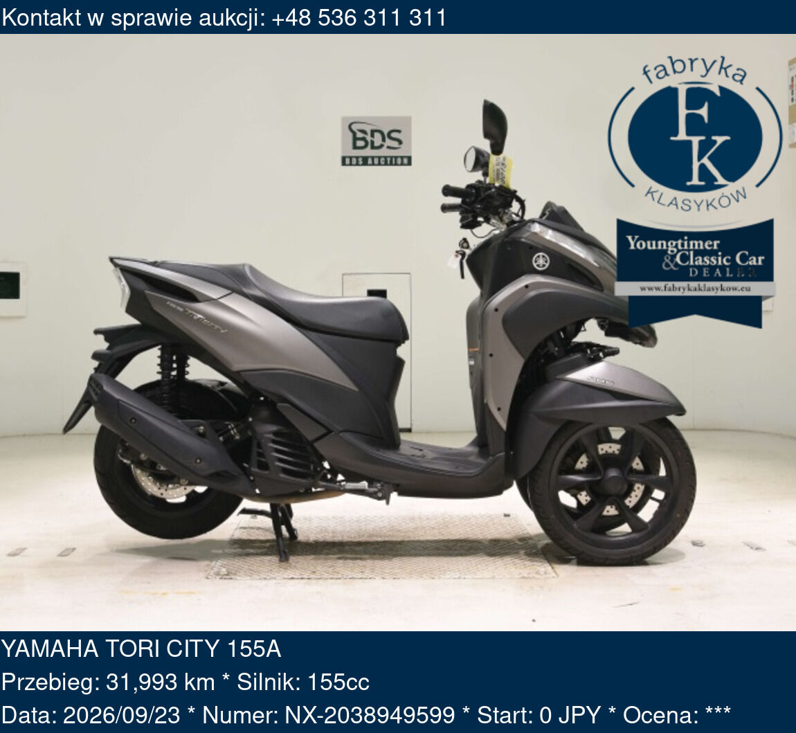 YAMAHA TORI CITY 155A  - zdjęcie 2