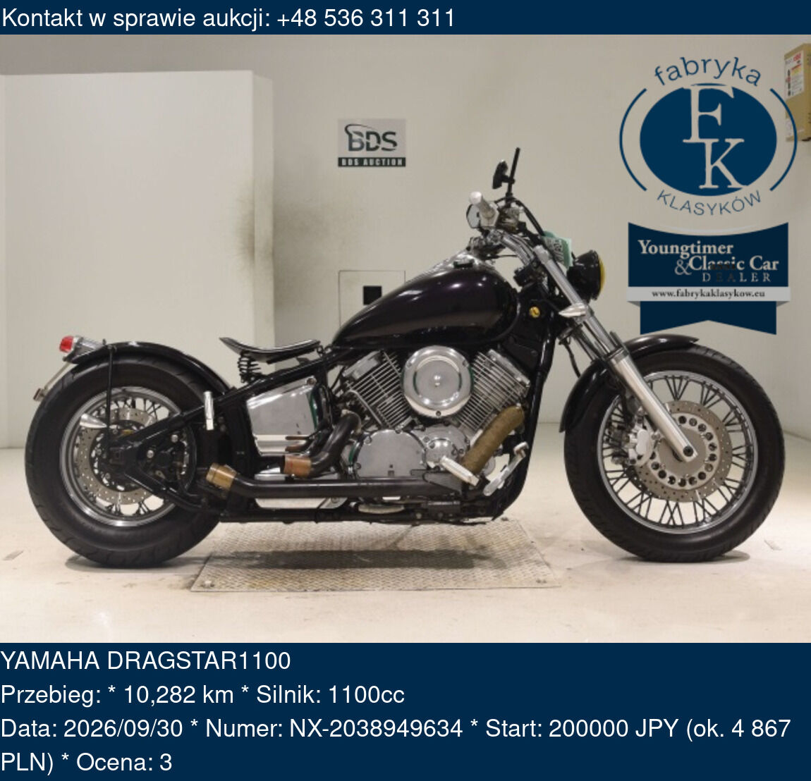 YAMAHA DRAGSTAR1100 - zdjęcie 2