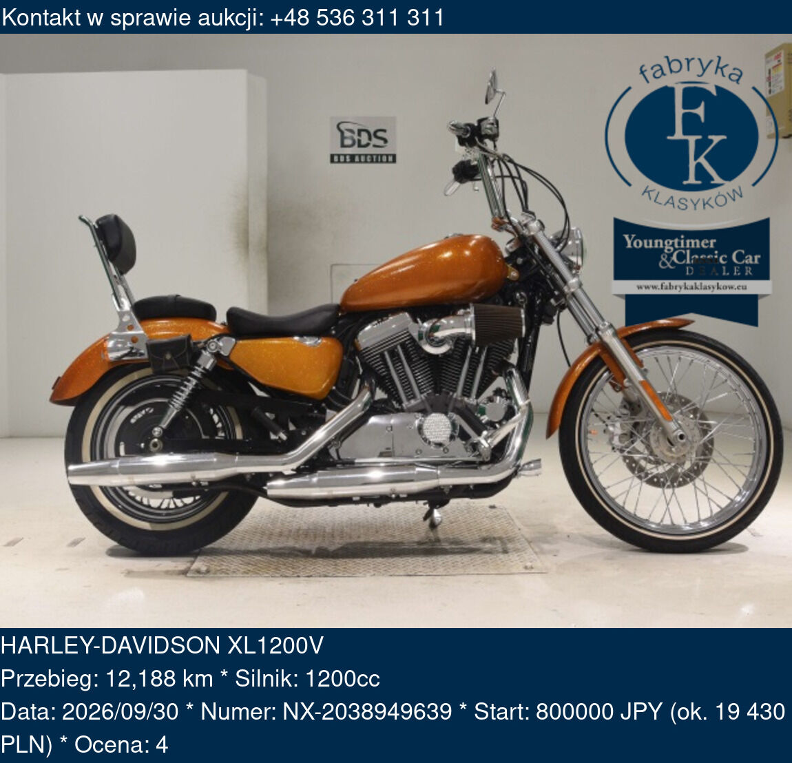 HARLEY-DAVIDSON XL1200V  - zdjęcie 2