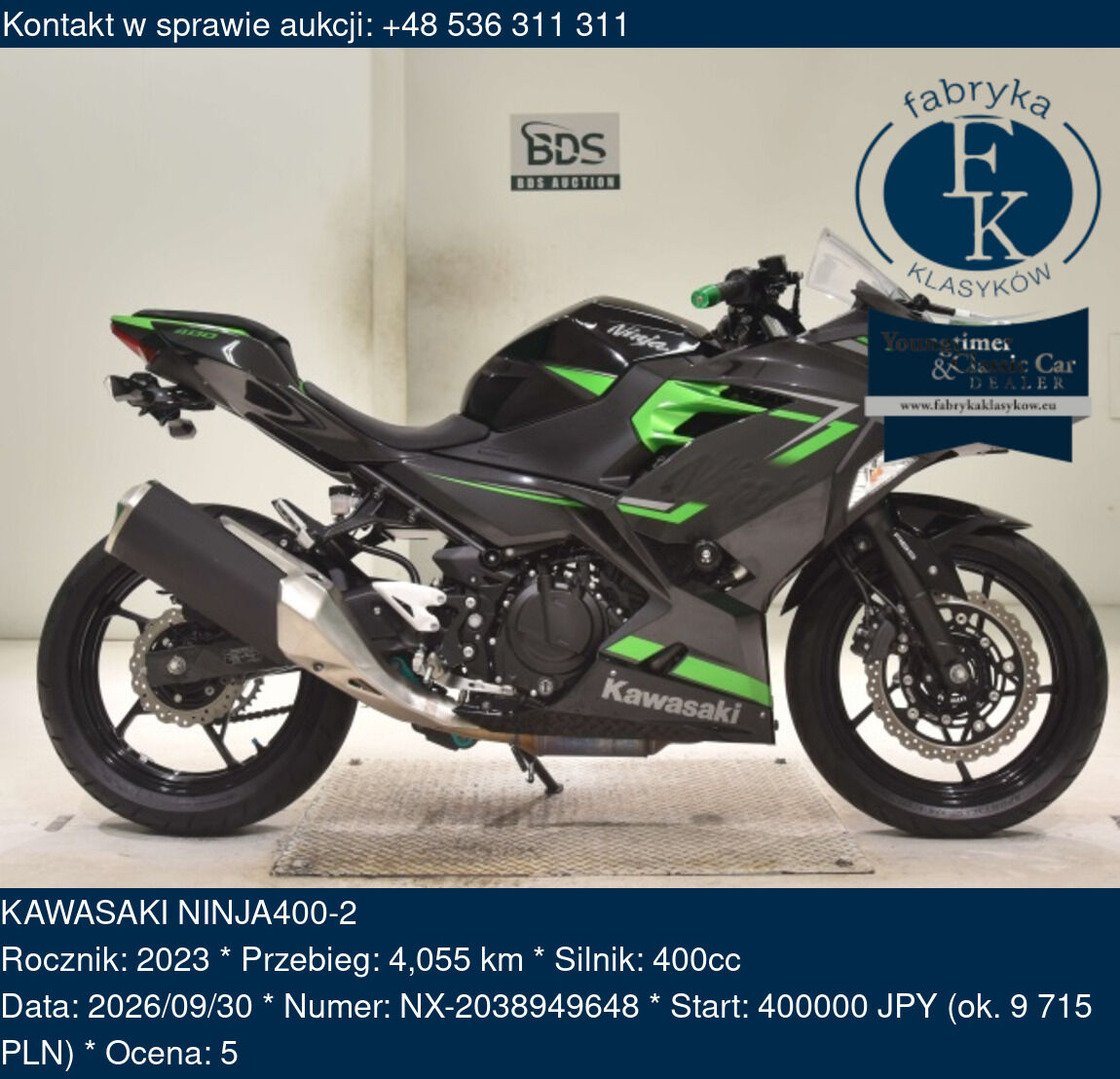 KAWASAKI NINJA400-2 2023 - zdjęcie 2