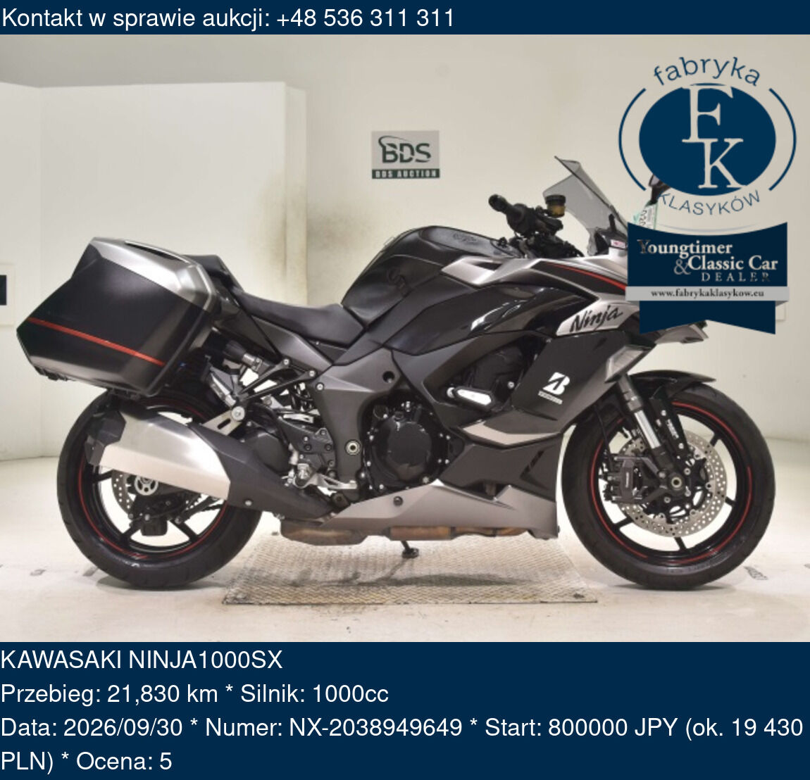 KAWASAKI NINJA1000SX  - zdjęcie 2