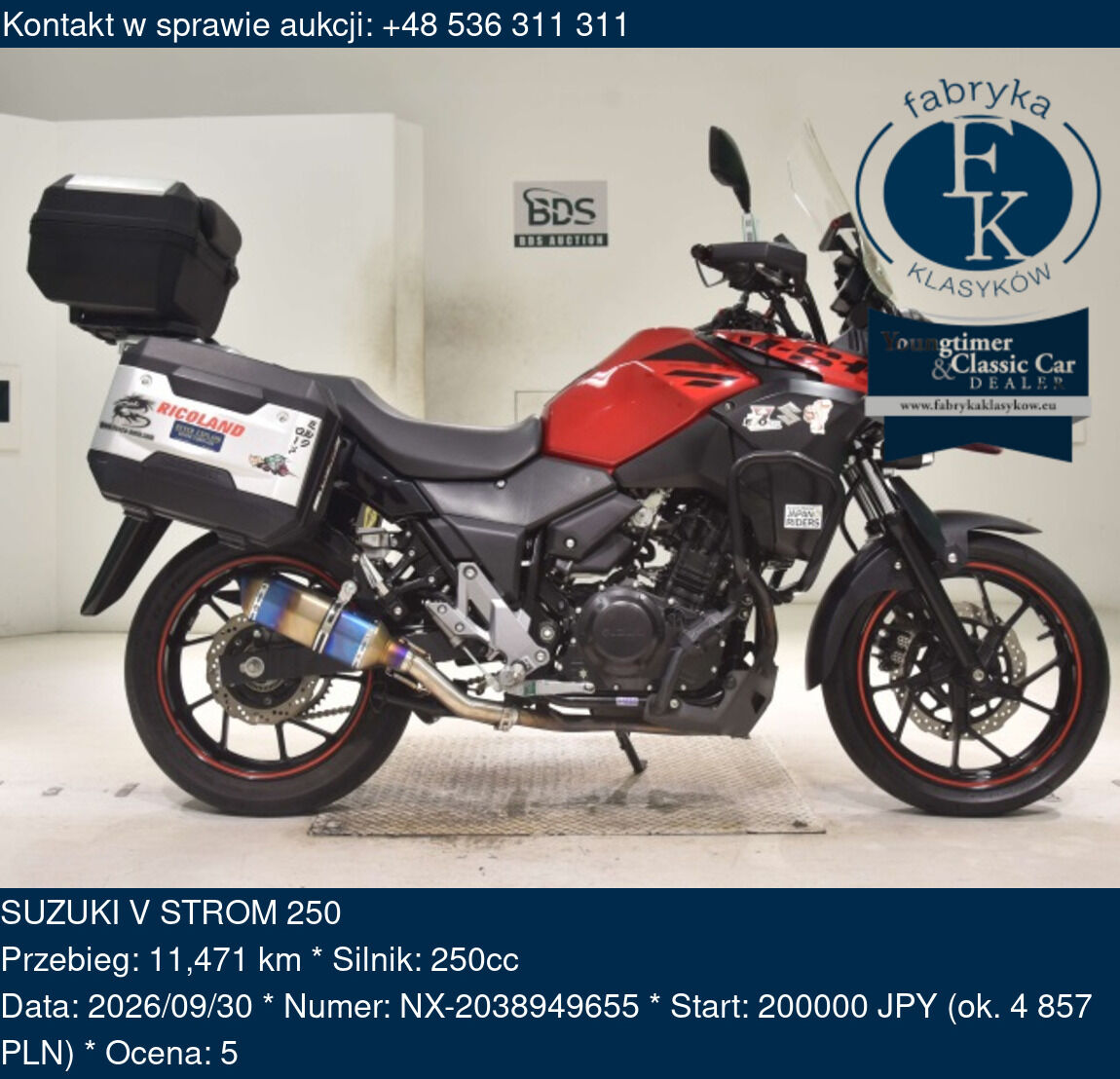 SUZUKI V STROM 250  - zdjęcie 2