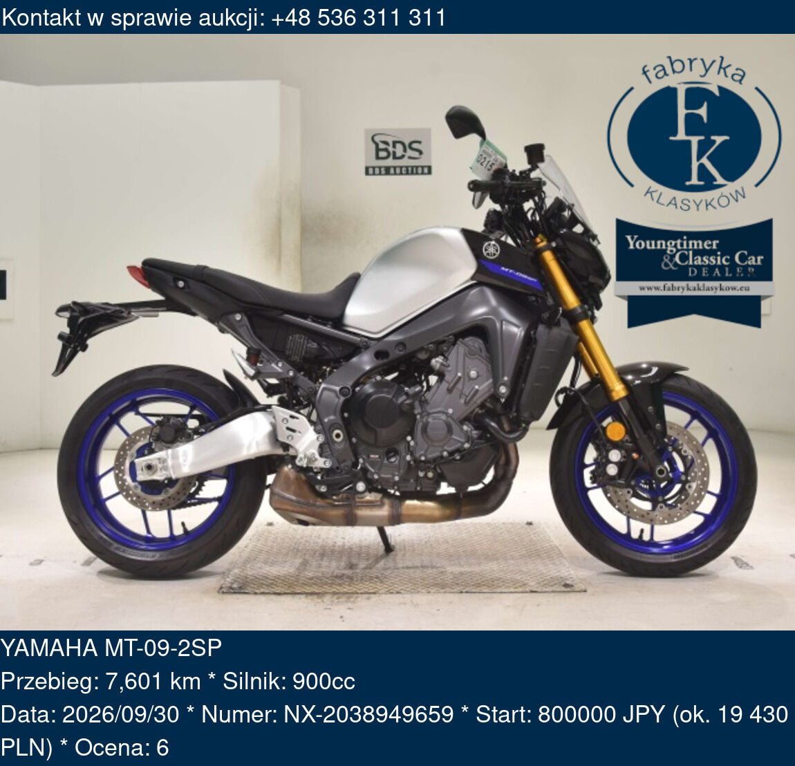 YAMAHA MT-09-2SP  - zdjęcie 2