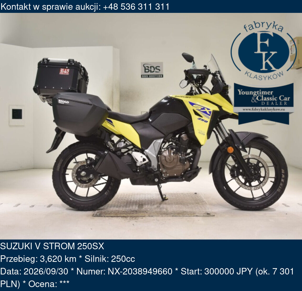 SUZUKI V STROM 250SX  - zdjęcie 2