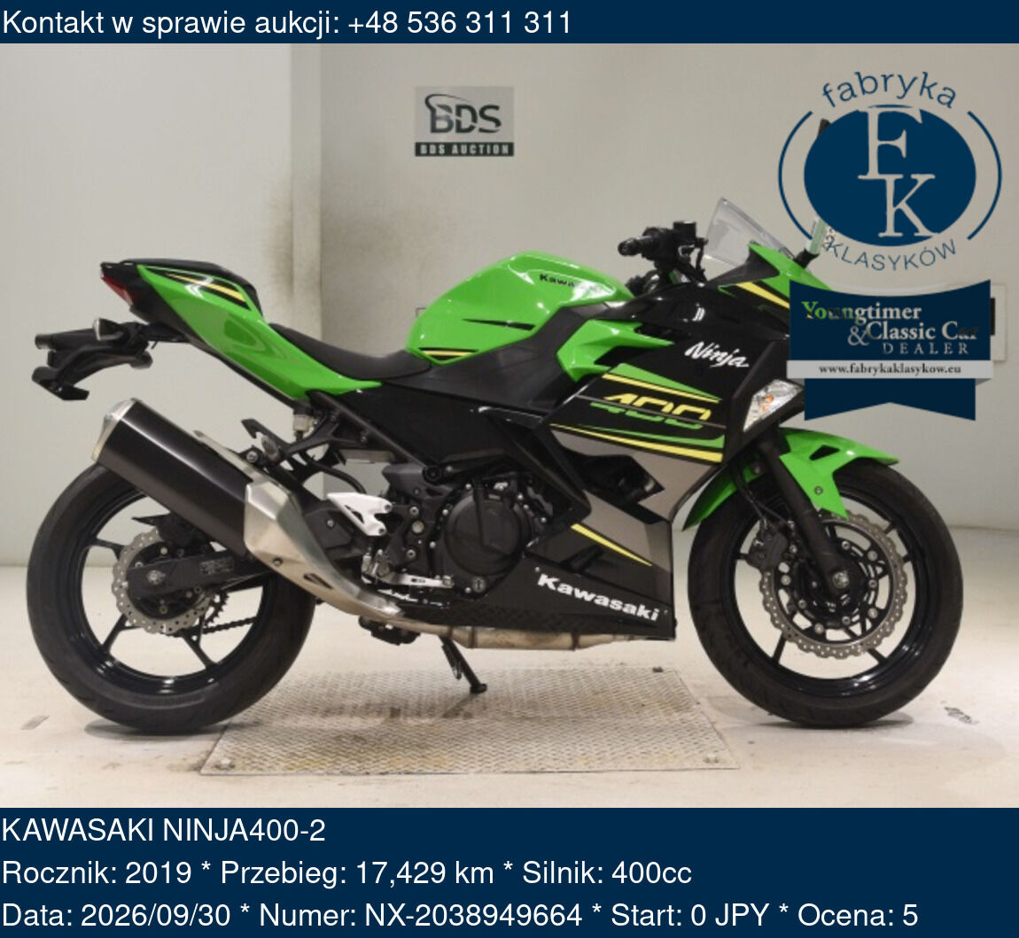 KAWASAKI NINJA400-2 2019 - zdjęcie 2