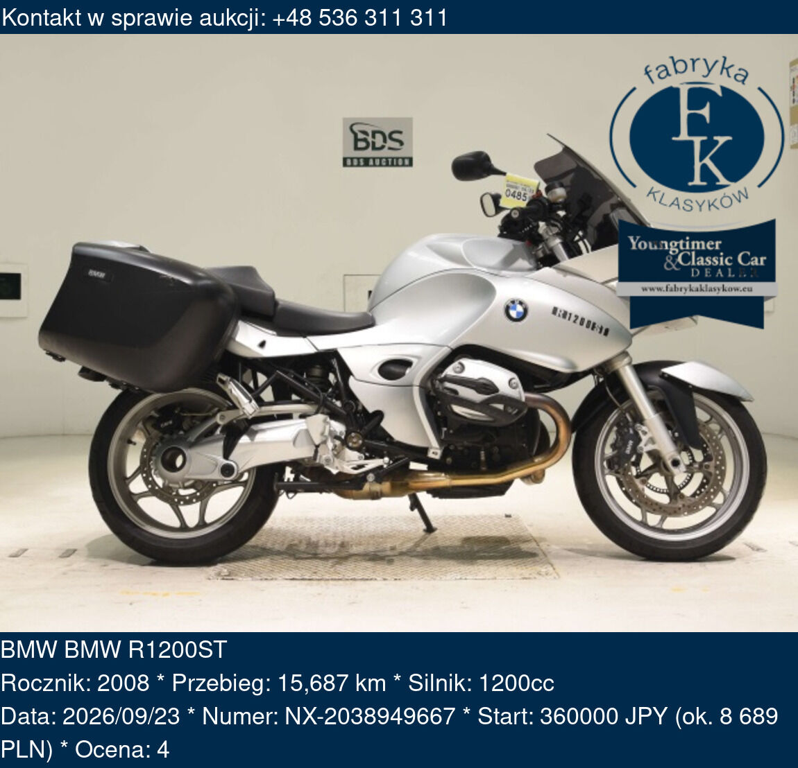 BMW BMW R1200ST 2008 - zdjęcie 2