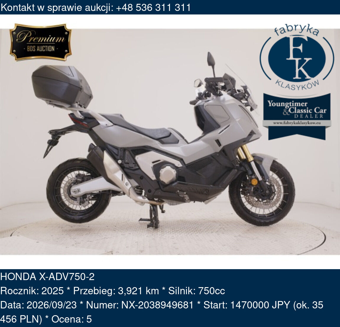 HONDA X-ADV750-2 2025 - zdjęcie 2