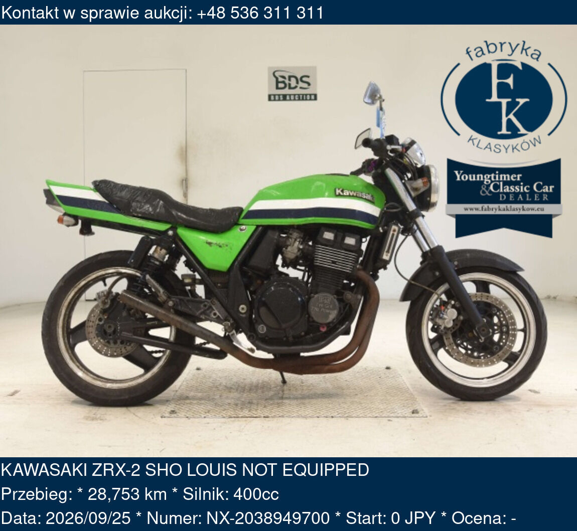 KAWASAKI ZRX-2 SHO LOUIS NOT EQUIPPED  - zdjęcie 2