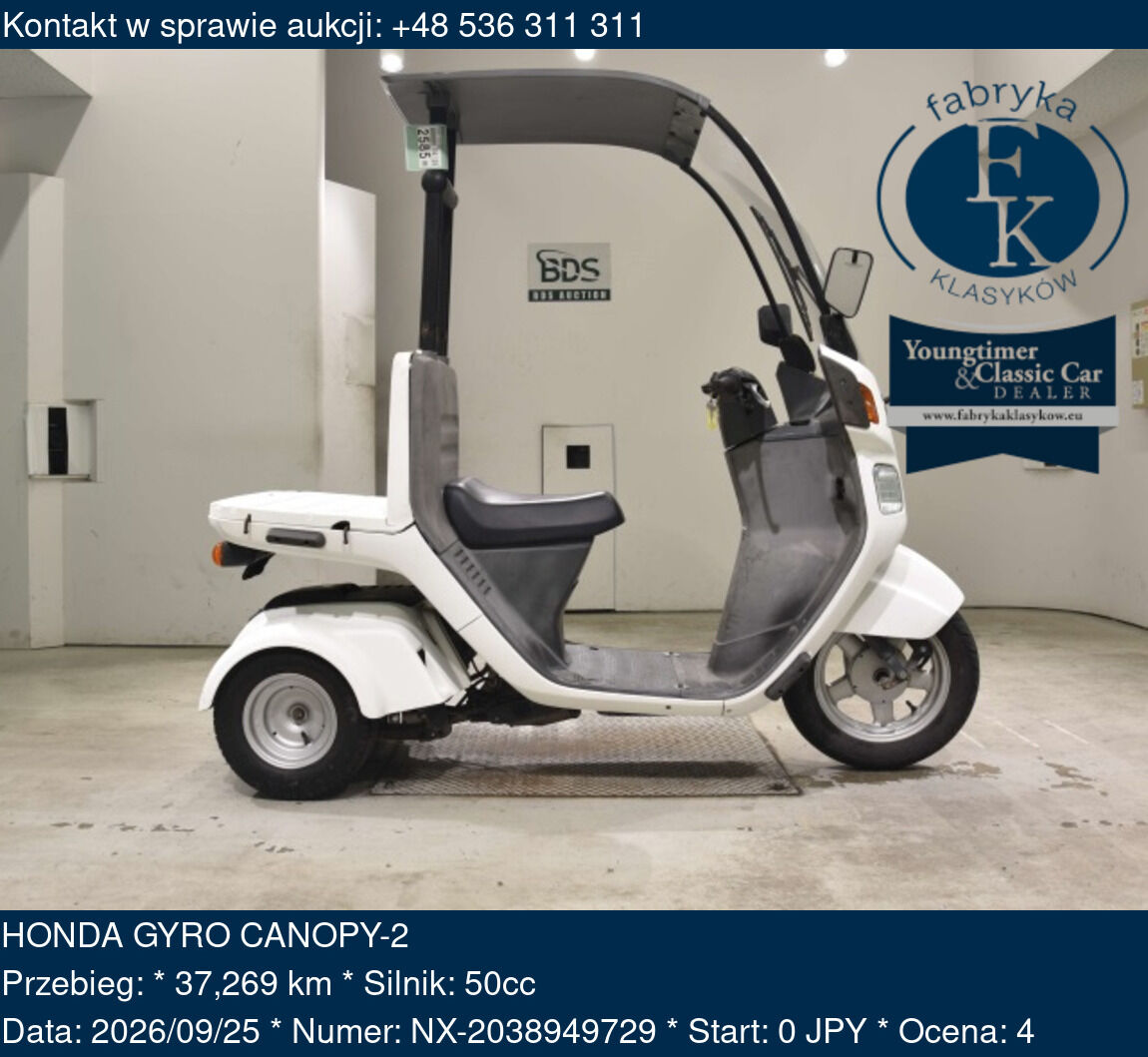HONDA GYRO CANOPY-2  - zdjęcie 2