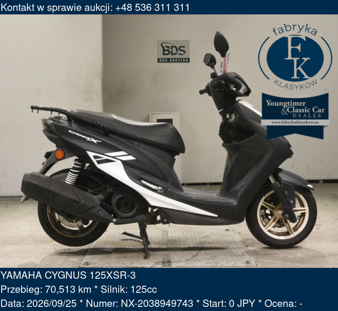 YAMAHA CYGNUS 125XSR-3  - zdjęcie 2