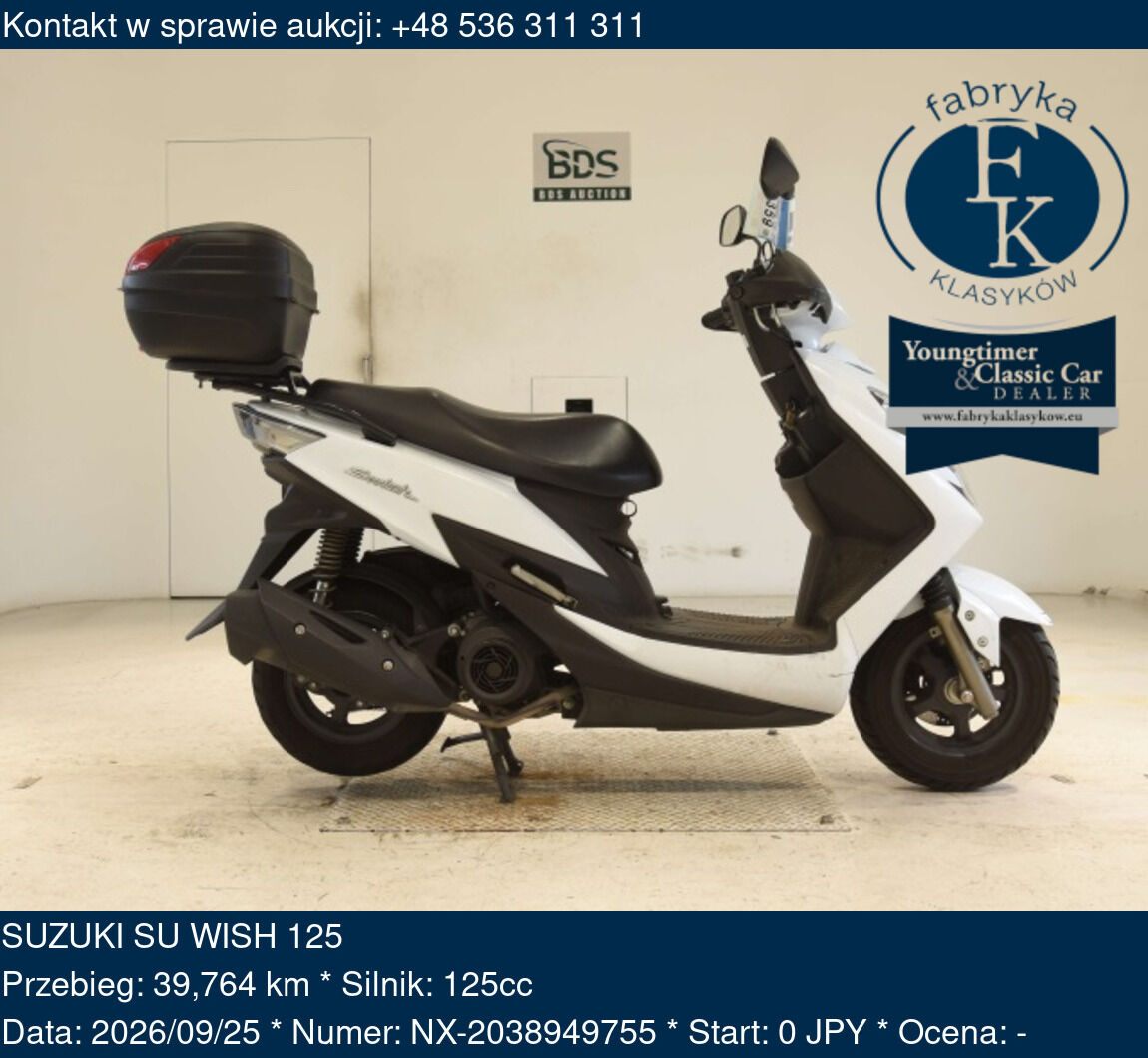 SUZUKI SU WISH 125  - zdjęcie 2