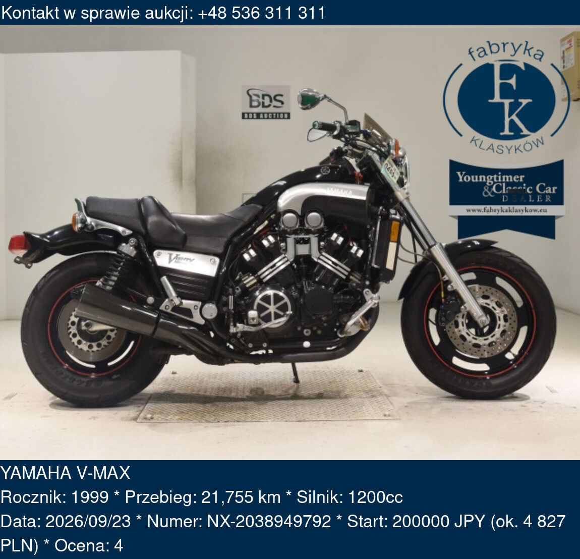 YAMAHA V-MAX 1999 - zdjęcie 2