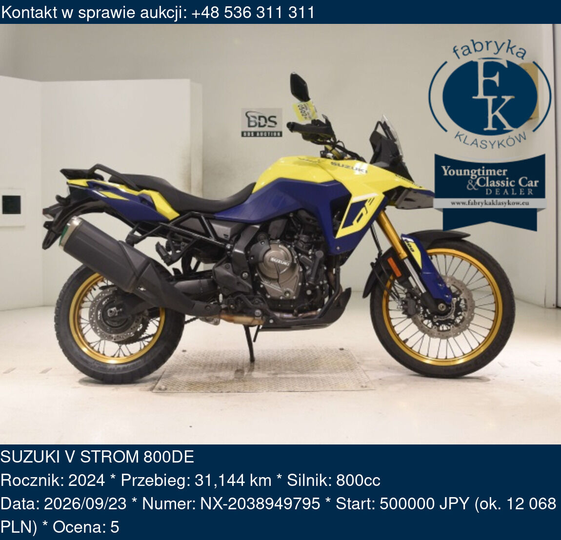 SUZUKI V STROM 800DE 2024 - zdjęcie 2