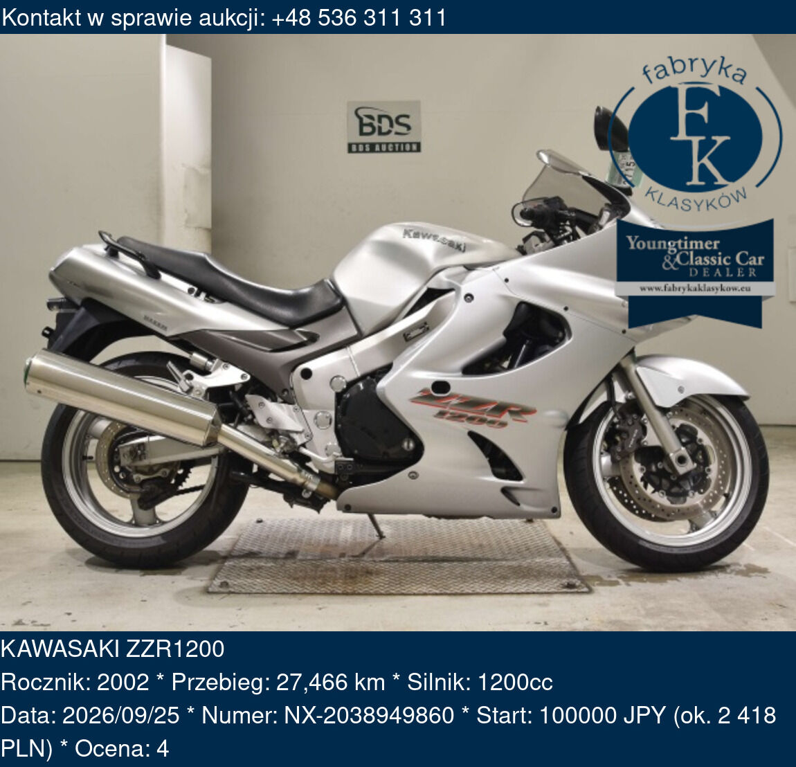 KAWASAKI ZZR1200 2002 - zdjęcie 2