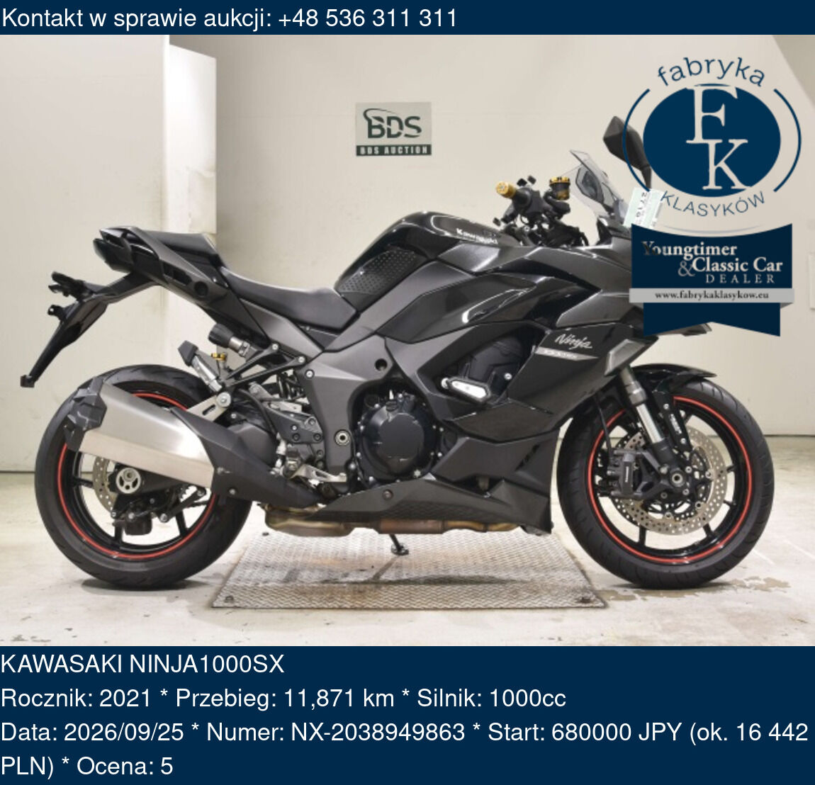 KAWASAKI NINJA1000SX 2021 - zdjęcie 2