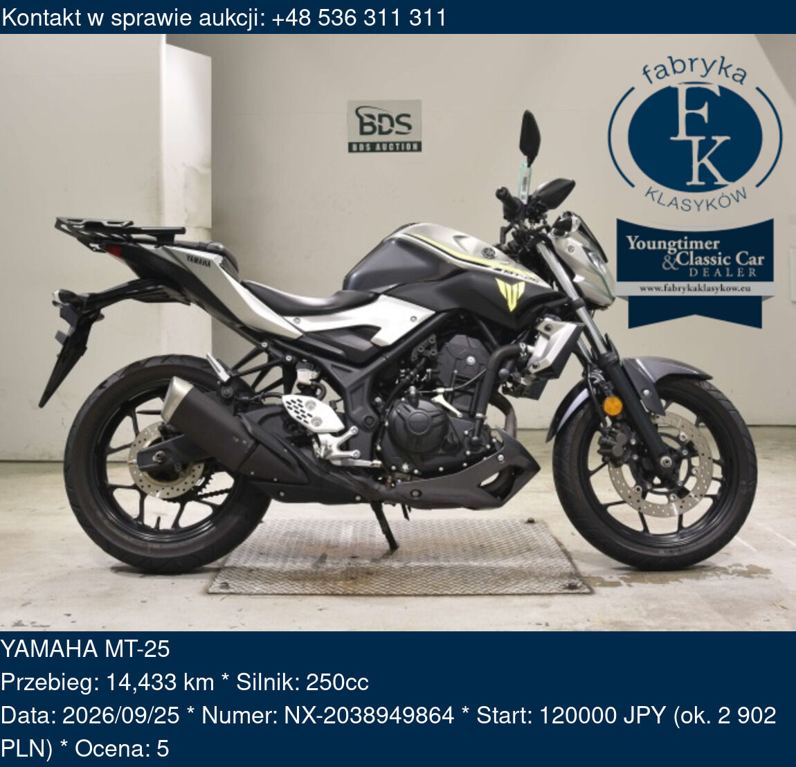 YAMAHA MT-25 - zdjęcie 2