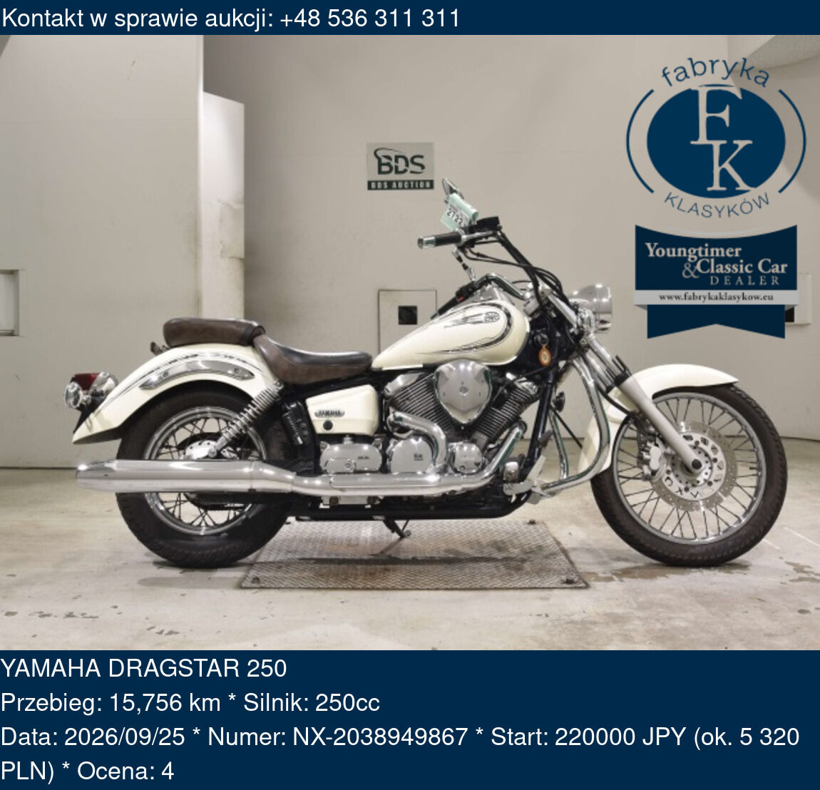 YAMAHA DRAGSTAR 250  - zdjęcie 2