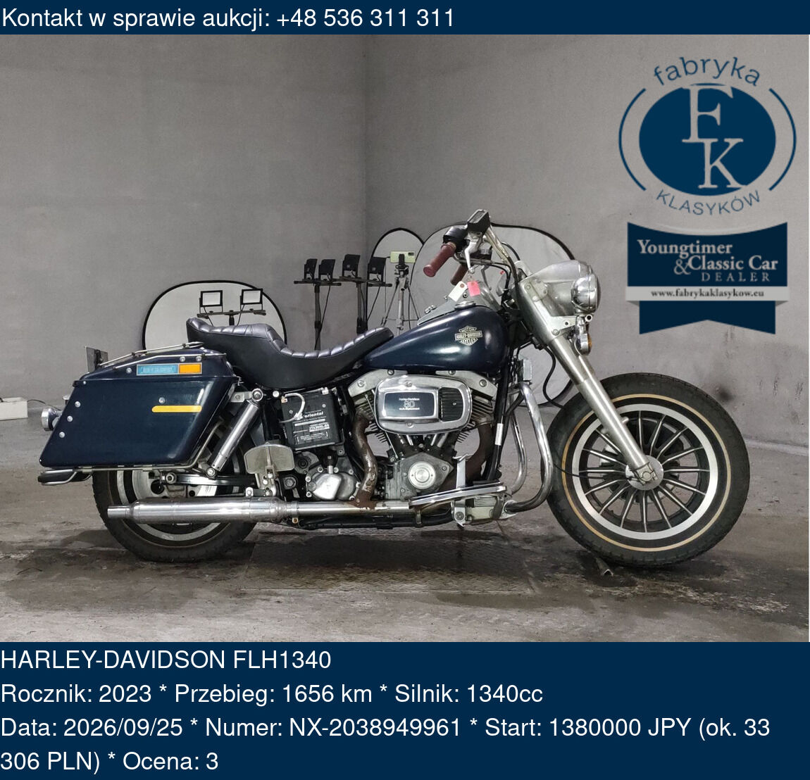 HARLEY-DAVIDSON FLH1340 2023 - zdjęcie 2