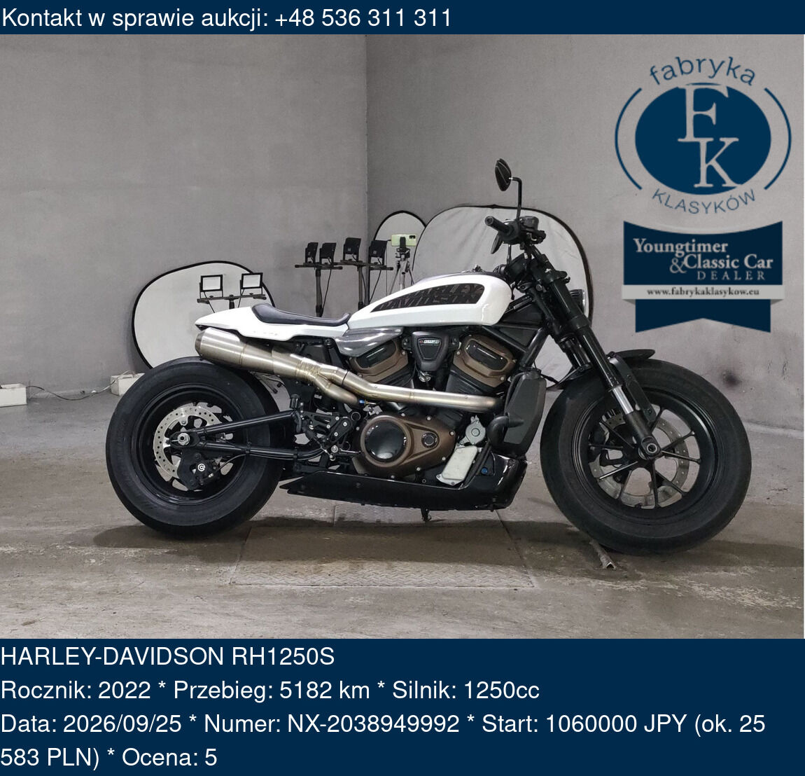 HARLEY-DAVIDSON RH1250S 2022 - zdjęcie 2