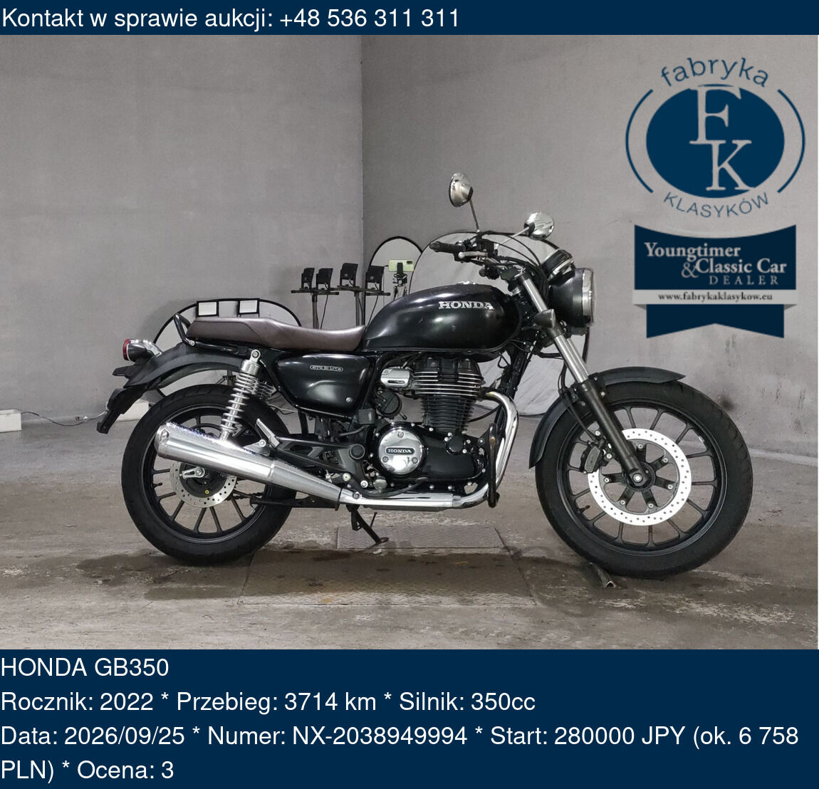 HONDA GB350 2022 - zdjęcie 2
