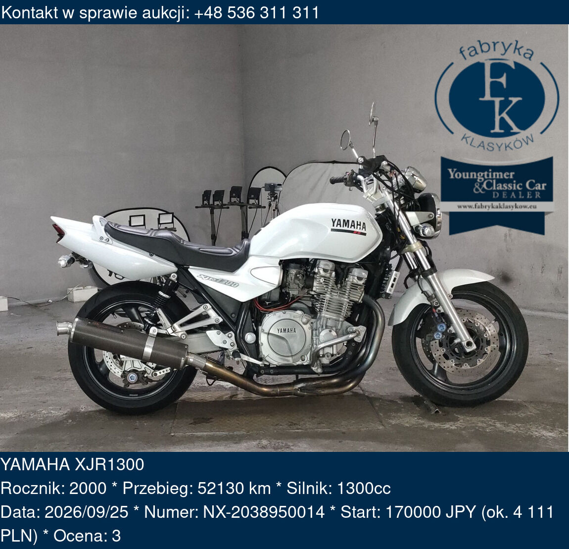 YAMAHA XJR1300 2000 - zdjęcie 2