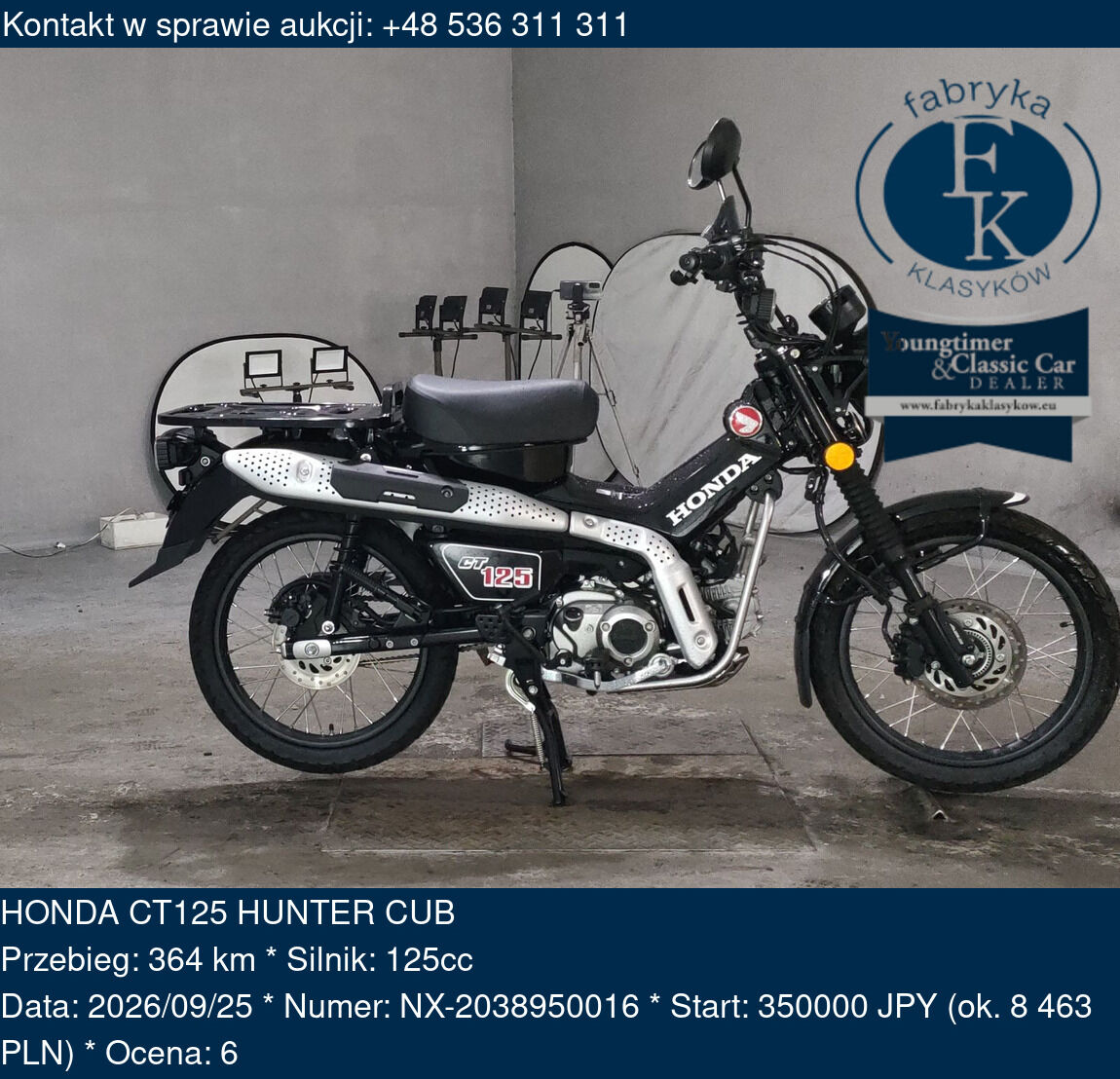 HONDA CT125 HUNTER CUB  - zdjęcie 2