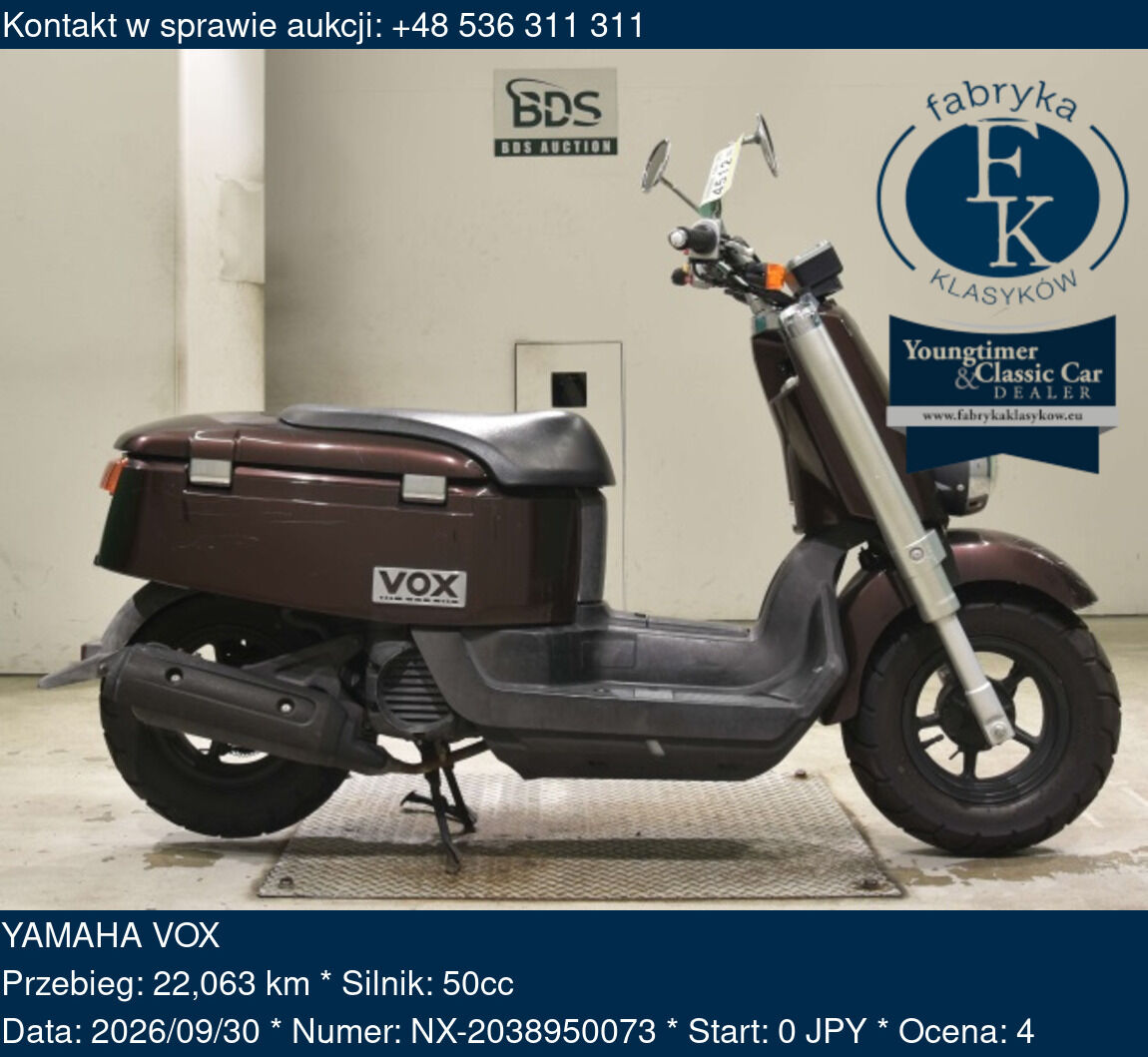 YAMAHA VOX  - zdjęcie 2