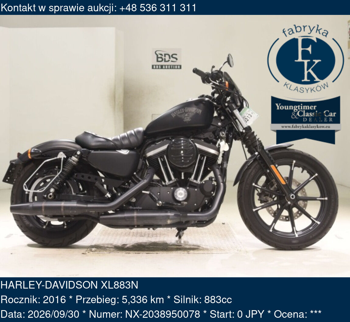 HARLEY-DAVIDSON XL883N 2016 - zdjęcie 2