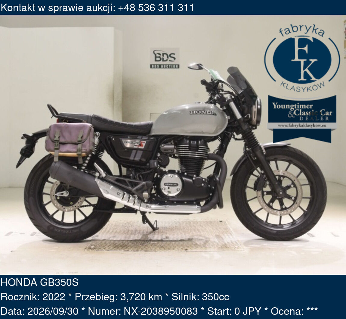 HONDA GB350S 2022 - zdjęcie 2