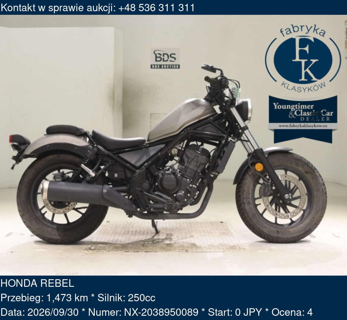 HONDA REBEL  - zdjęcie 2