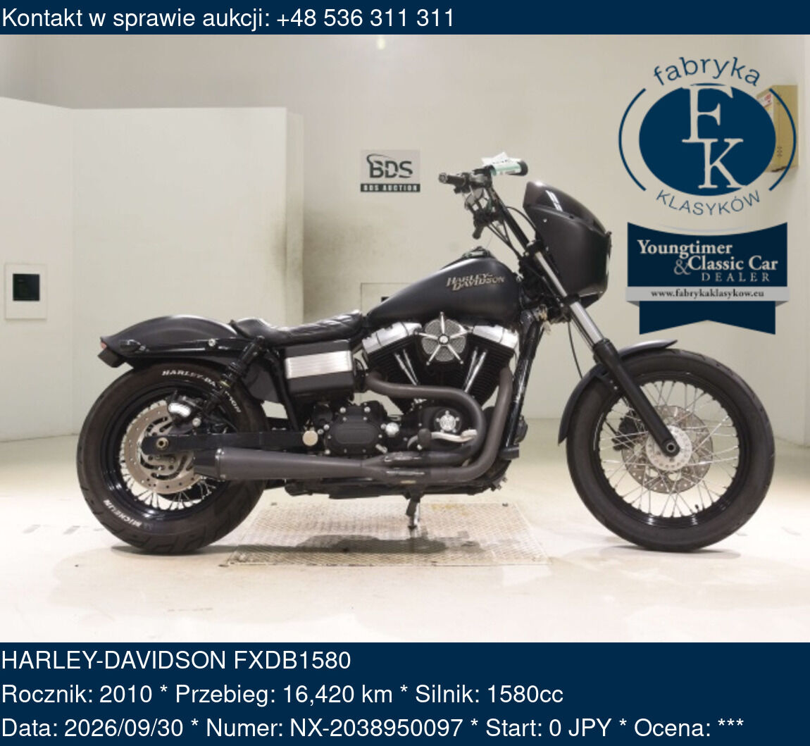HARLEY-DAVIDSON FXDB1580 2010 - zdjęcie 2