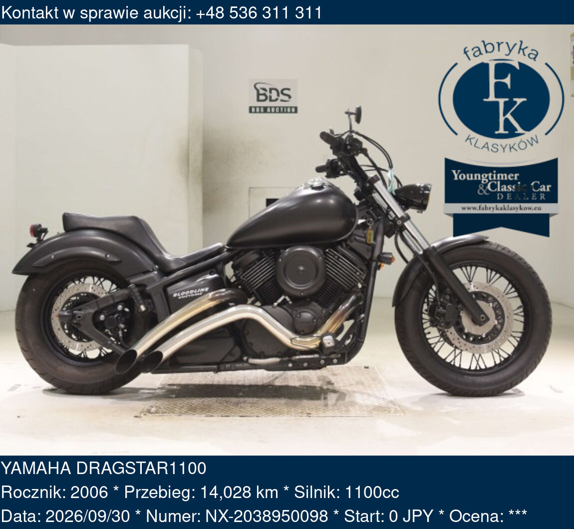 YAMAHA DRAGSTAR1100 2006 - zdjęcie 2