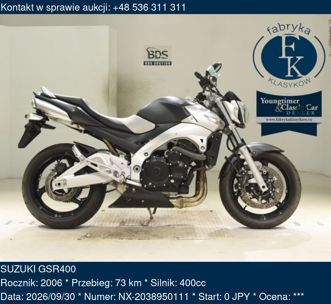SUZUKI GSR400 2006 - zdjęcie 2