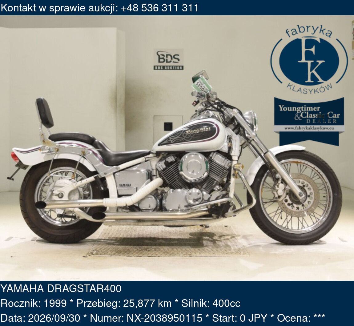 YAMAHA DRAGSTAR400 1999 - zdjęcie 2