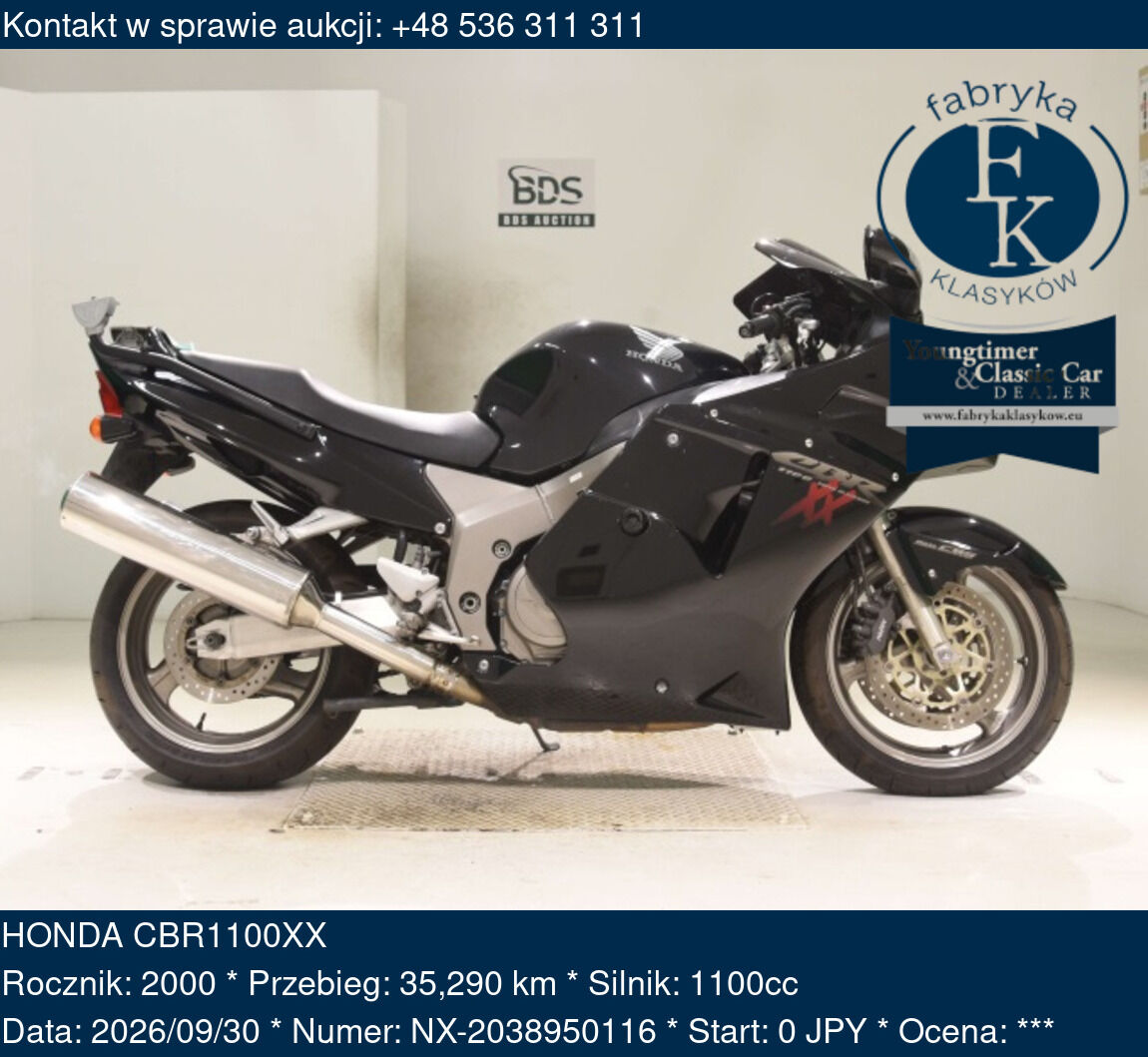 HONDA CBR1100XX 2000 - zdjęcie 2