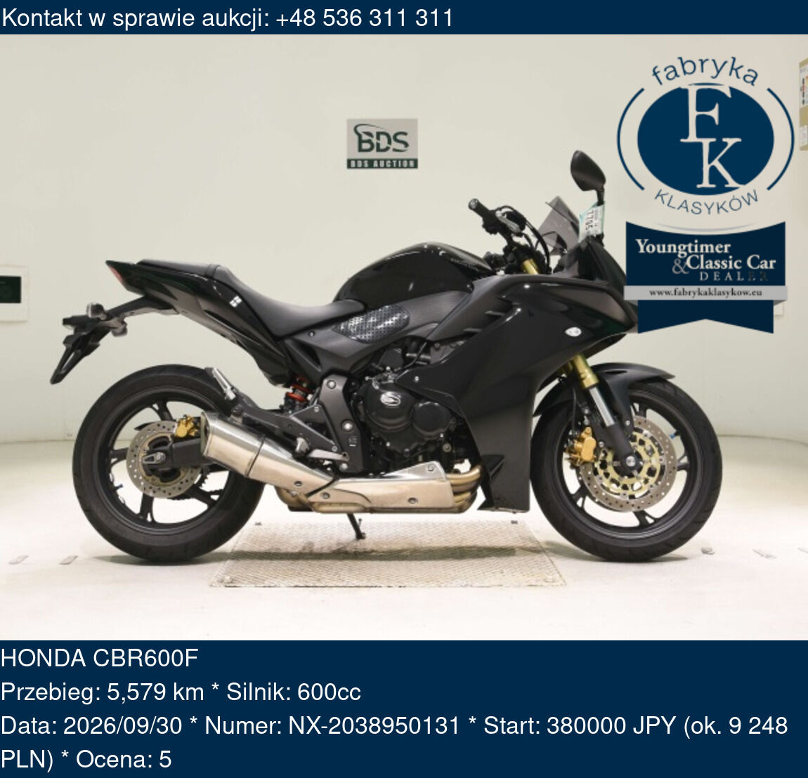 HONDA CBR600F  - zdjęcie 2