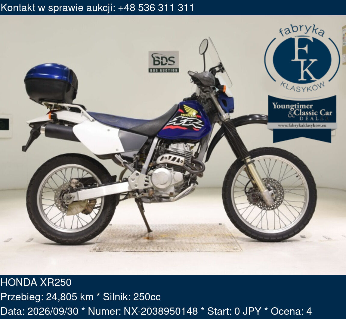 HONDA XR250  - zdjęcie 2
