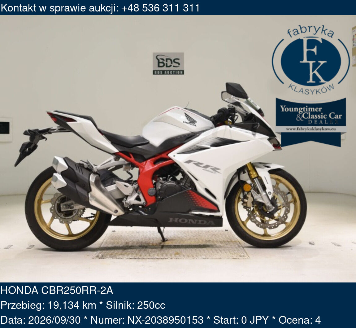HONDA CBR250RR-2A  - zdjęcie 2