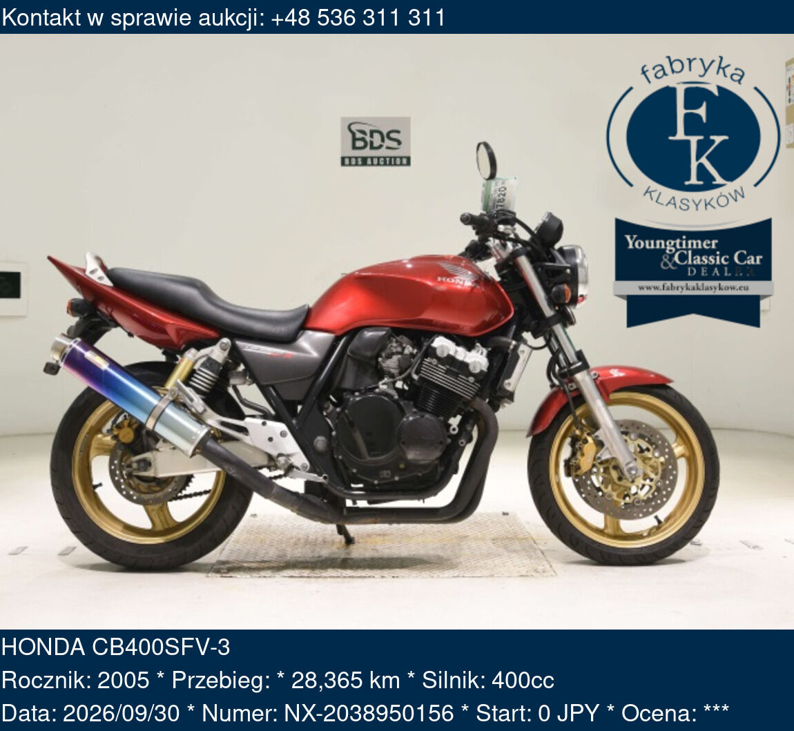 HONDA CB400SFV-3 2005 - zdjęcie 2