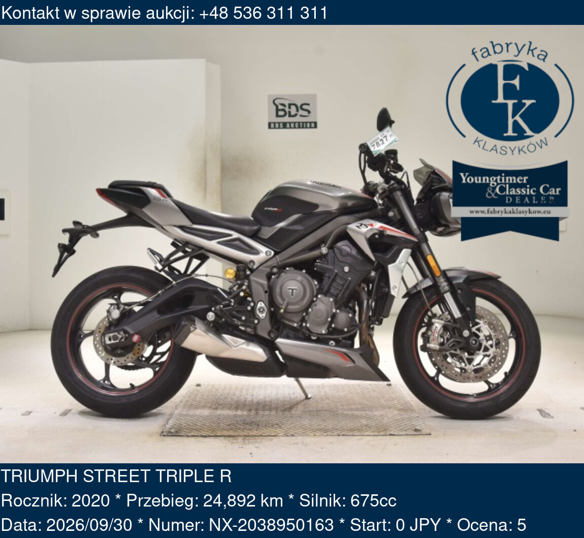 TRIUMPH STREET TRIPLE R 2020 - zdjęcie 2