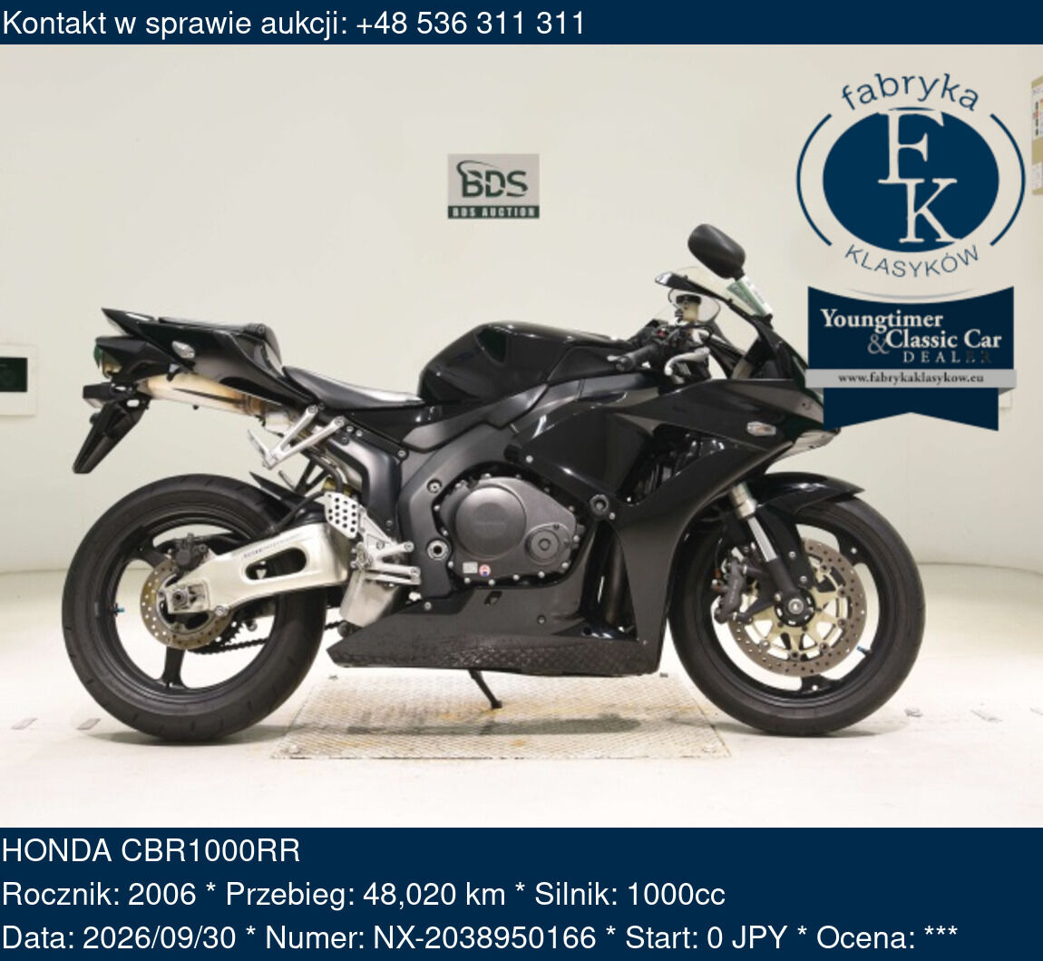 HONDA CBR1000RR 2006 - zdjęcie 2