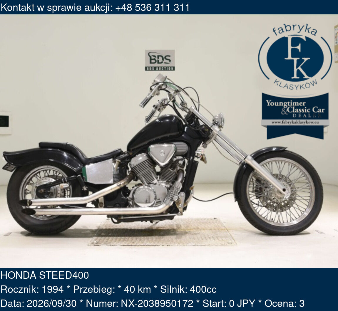 HONDA STEED400 1994 - zdjęcie 2