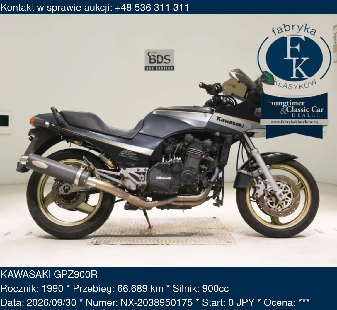 KAWASAKI GPZ900R 1990 - zdjęcie 2