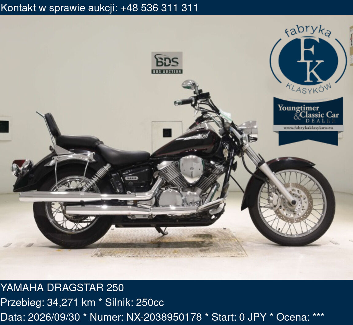 YAMAHA DRAGSTAR 250  - zdjęcie 2