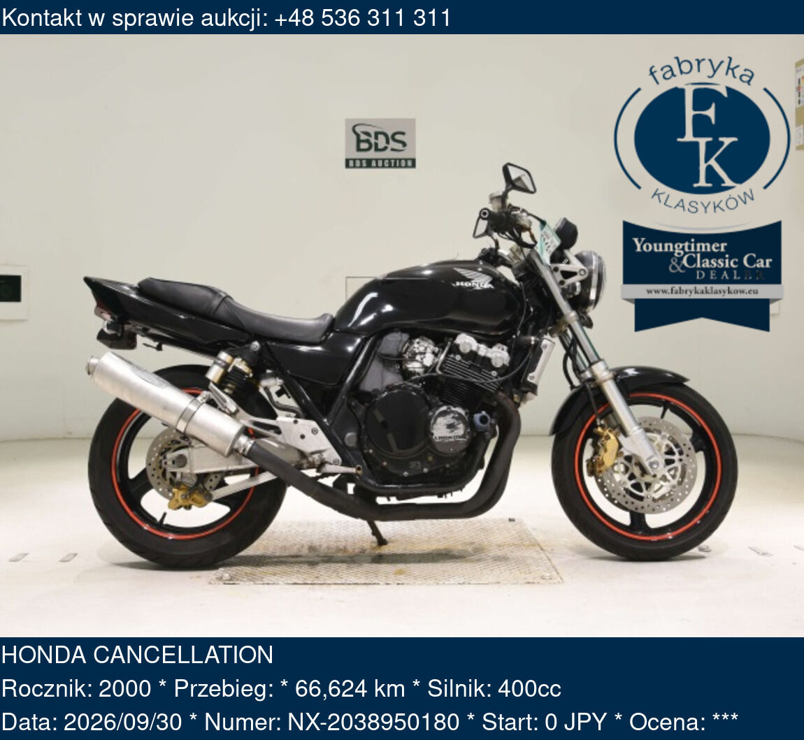 HONDA CANCELLATION 2000 - zdjęcie 2