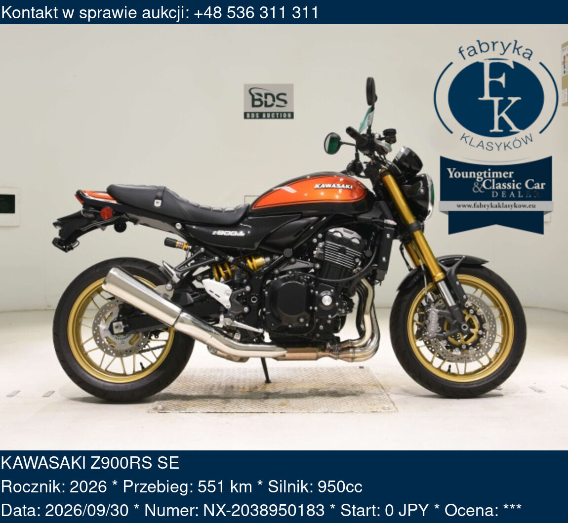 KAWASAKI Z900RS SE 2026 - zdjęcie 2